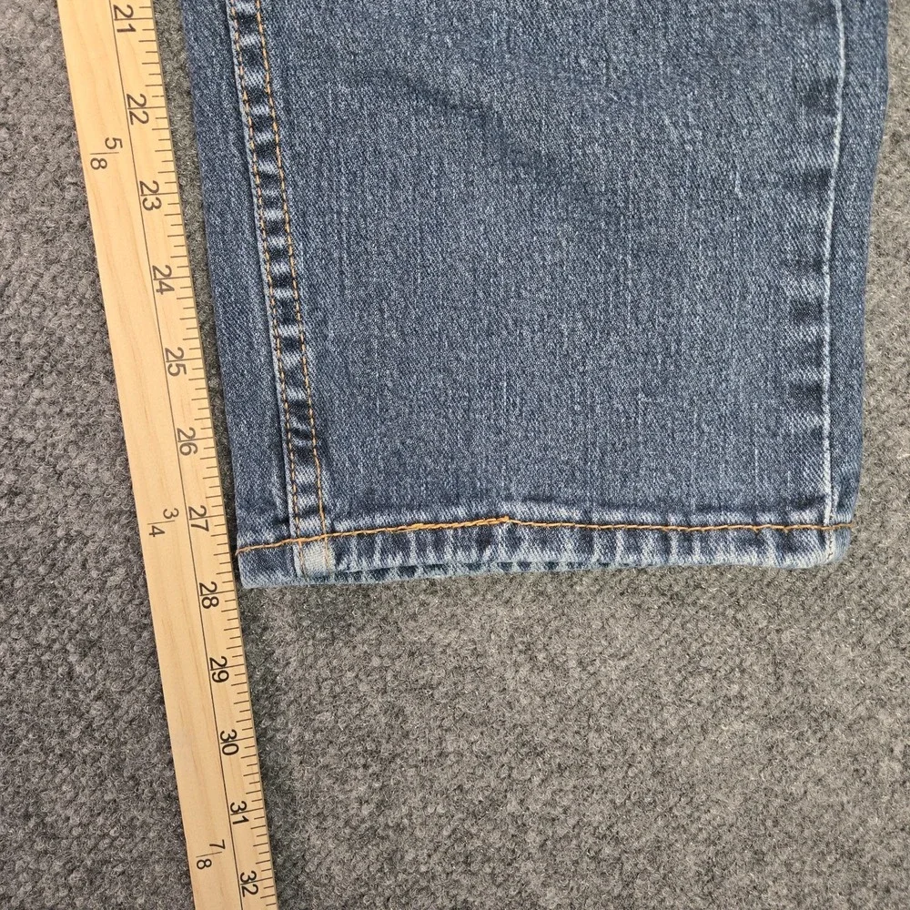 Levis 505 Regular Fit Straight Leg Mens Jeans 34x30 (34x28) Medium Wash Blue